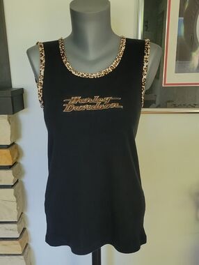 Harley-Davidson Tank Top Large Black/Brown